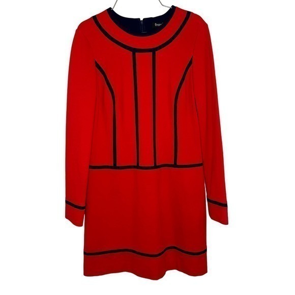 Francis‎ by Christian Francis Roth Long Sleeve Sheath Dress Size 8 - Picture 1 of 5